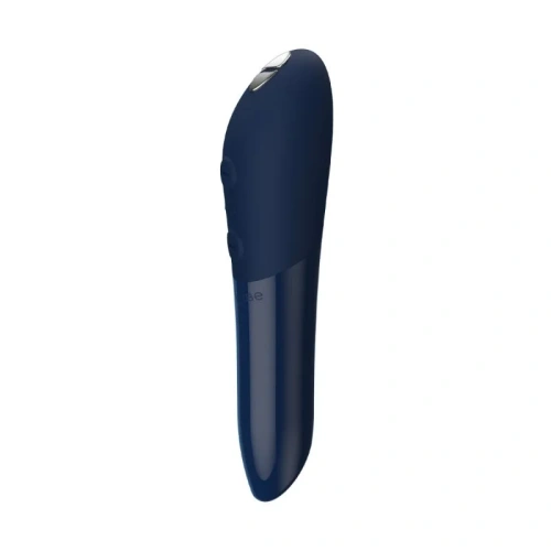 We-Vibe Tango X + Лубрикант 50 мл - потужний міні вібратор, 10х2.3 см, (синій) - купити в Києві, Україні